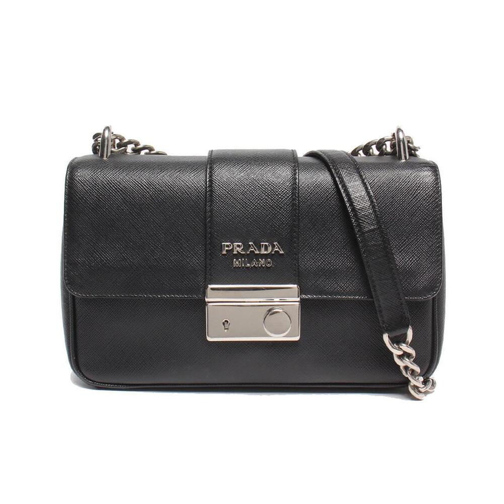 Prada Saffiano Chain Shoulder Bag Crossbody